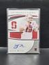 2021 Immaculate Collegiate Auto #d/99 Davis Mills Introductions Red RC Stanford