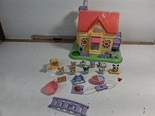 2002 Y2K Epoch Ham Ham Hamtaro House Playset with Accessories Vintage Rare TD19D