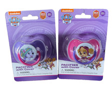NEW SEALED Paw Patrol Pacifiers with Covers - Everest  Sky