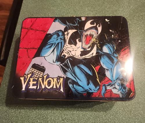 Marvel Comics Venom Tin Tote Lunch Box metal storage