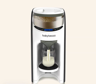 Baby Brezza Automatic Formula Dispenser/Maker Machine, White/Black