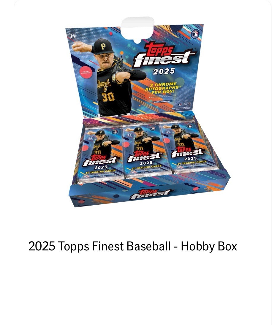 2025 Topps Finest Baseball - Hobby Box