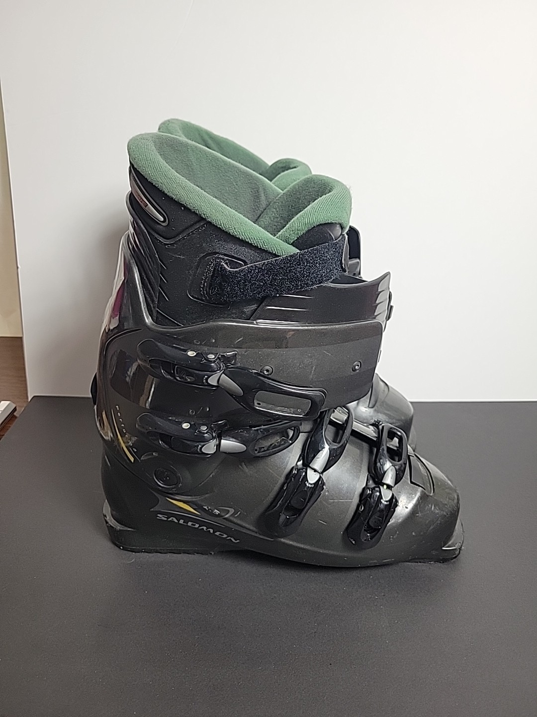 RARO Scarponi da Sci Salomon Sensifit Performa 4.5 Uomo Sci Taglia 11.5 Nero Grigio