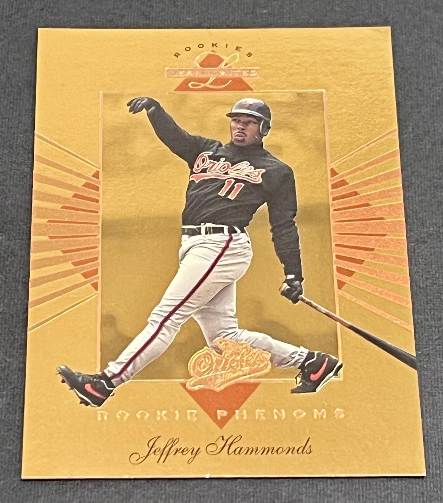 1994 Leaf Limited Rookies Phenoms #6 Jeffrey Hammonds #2768/5000 Orioles