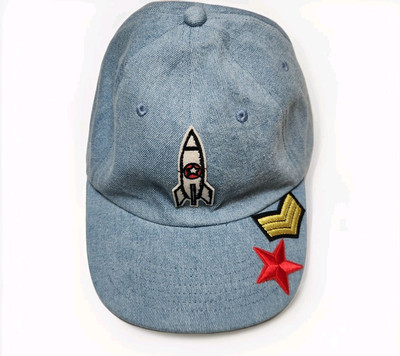 Steve Madden Women's Baseball Cap Hat Black One Size Patch