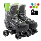Bauer X-LS Quad Roller Skates XLS - Rio Coaster Wheels - NOW ON SALE