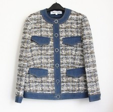 NEW AUTH VERONICA BEARD Ainslie Tweed Jacket, Cotton-Blend, Size 2