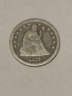 1877 Seated Liberty 25C Silver Quarter