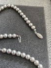 Vintage Silver Tone Choker Necklace Bracelet & Earrings Silver Ball Beaded Set — photo 3