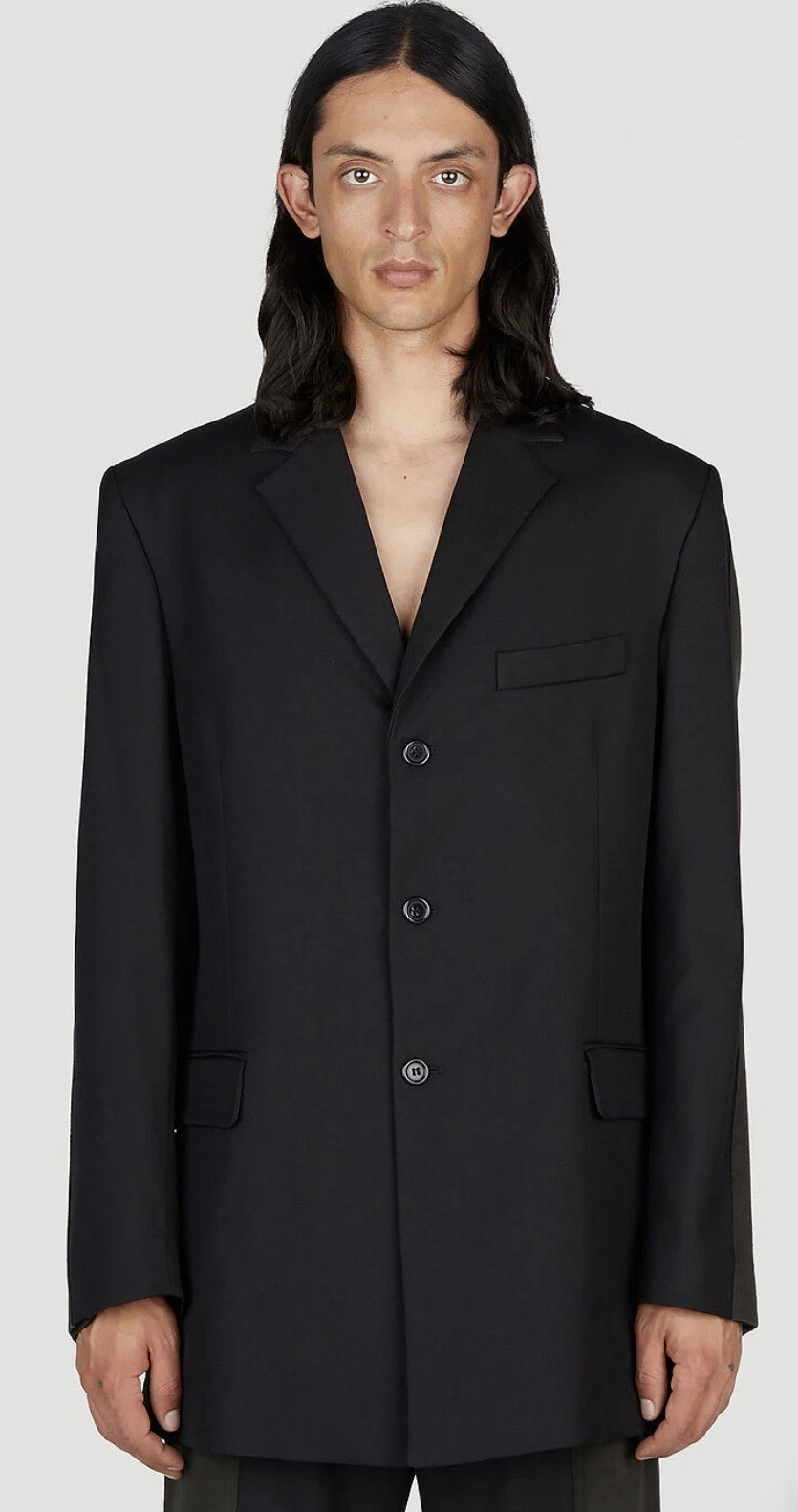 BNWT $700  Diesel J Warhols Men’s Blazer Jacket XL / XXL Black Gray 52 9XX Vtg image 6