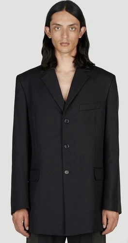 BNWT $700  Diesel J Warhols Men’s Blazer Jacket XL / XXL Black Gray 52 9XX Vtg image 6