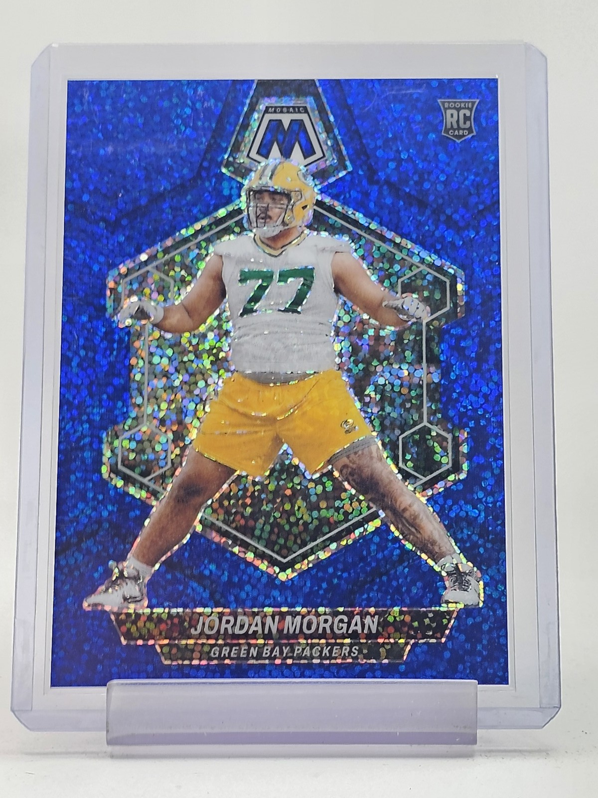 Jordan Morgan Panini Mosaic #325 Blue Sparkle
