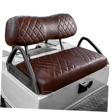 Golf Cart Diamond Seat Covers Kit, Fit for Club Car DS Brown and Red 8460
