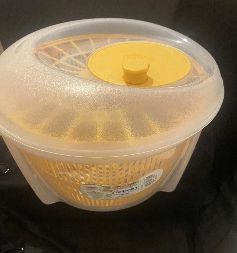 Large Family Size 7.2L Salad Spinner Bowl With Lid. Italian Quality Brand. New
Opens in a new window