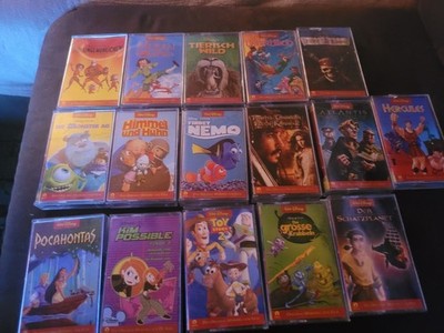 kasetten Disney Sammlung Box-Set PAL Kinder & Familie Mulan, Nemo, Toy Story 2