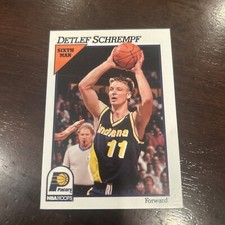1991-92 NBA Hoops Detlef Schrempf . Indiana Pacers #87