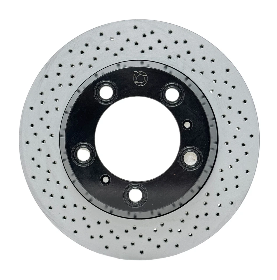 JUEGO TRASERO BRAKENETIC Premium Rotores de Disco de Freno Perforados Cruzados BNP37047.CD Foto 2 de 2