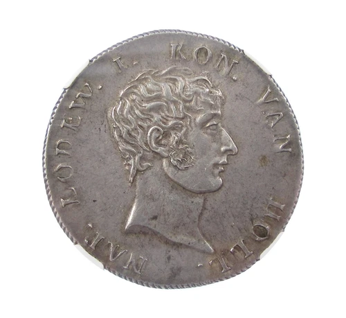 NETHERLANDS 1808 SILVER 50 STUIVERS - NGC MS61