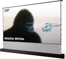 AWOL VISION 120" Motorized Rising Floor Stand Projector Theater Screen 4K/8K