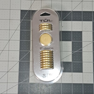 TUL Limited Edition 1'' Gold Expansion Discs 12 Pk Note Taking Plastic