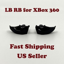 Black Replacement LB+RB Bumper Trigger Button for Microsoft Xbox 360 Controller