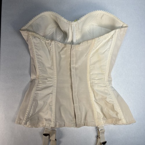 Bustier vintage anni 60 Dea ferretto con giarrettiere staccabili taglia media/36C - Foto 7 di 8