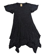 Anthropologie Dolan Left Coast Diana Marled Blue Lagenlook Dress Small