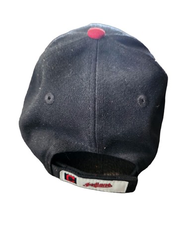 MLB Cleveland Indians New Era 9FORTY Adjustable Strapback Blue Red Hat Cap - Picture 5 of 6