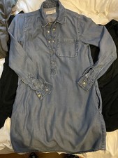 Michael Kors Denim Style Shirt Dress Size Xs.     1