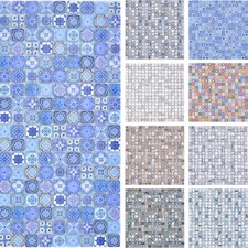 Piastrelle Vintage Stile Retro Piastrelle In Vetro Mosaico Vari Colori E Motivi
