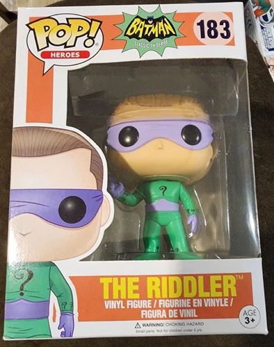 The Riddler Funko Pop Heroes #183 Batman Classic Tv Series DC