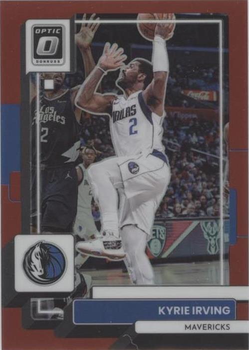 2022-23 Panini Chronicles - Donruss Optic Traded Kyrie Irving #512 Red ...