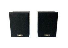 Set of 2 SSI Products Satellite Black Bookshelf 266-0005A Speakers 8 Ohms TESTED