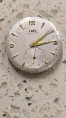 Ebel bumper (hammer) Cal 122  Movement  With dial & Hands  Not Work Good balance