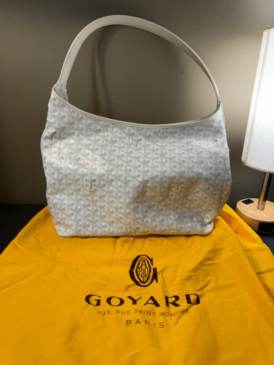 Goyard Goyardine Boheme Hobo White | eBay Goyard Goyardine Boheme Hobo White | eBay