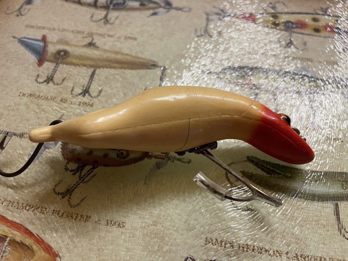 Vintage Heddon Dowagiac Red / White Luny Frog . | eBay Vintage Heddon Dowagiac Red / White Luny Frog . | eBay