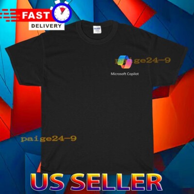 NEW SHIRT MICROSOFT COPILOT LOGO EMBLEM T-SHIRT FUNNY USA UNISEX TEE SIZE S-5XL