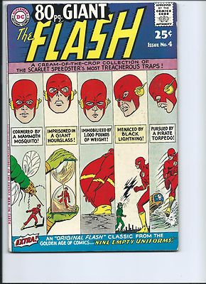 Eighty Page Giant 4 1964 DC Comics VF- 7.5 Golden Age Flash 80 Pg Giant