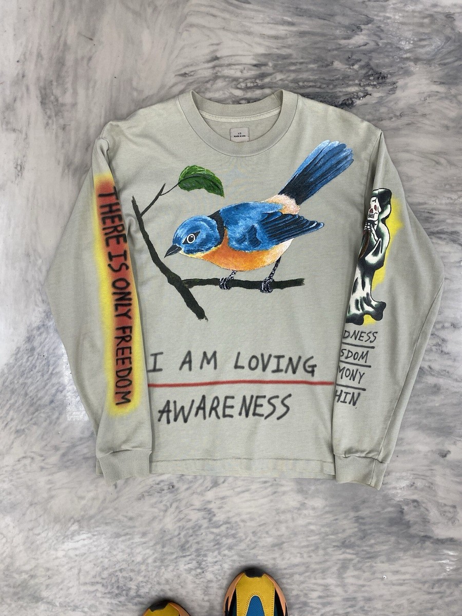 Kanye West X Wes Lang Bird Long Sleeve Tee XS Yeezy | eBay