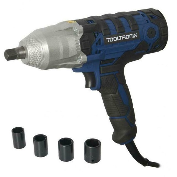 ToolTronix 1/2 inch Drive Corded Electric Impact Wrench Socket Kit for sale online eBay