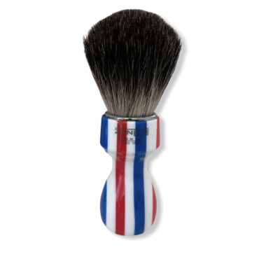 Zenith Rasierpinsel 100% Dark Badger Dachshaar Barber Pole Harzgriff Dachs Brush