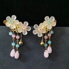 Women a Pair Ancient Style Hanfu Hair Accessories Costume Headdress Pair Clips