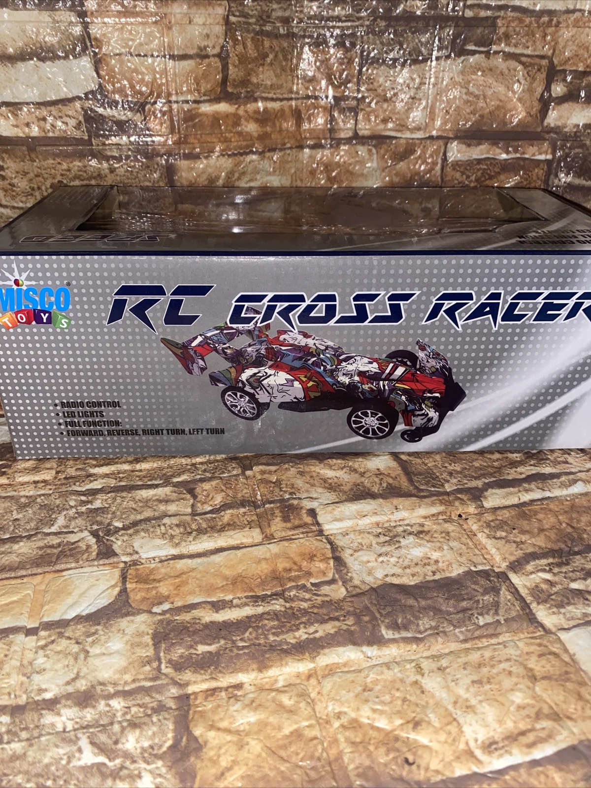 Misco Toys RC Cross Racer Graffiti print Remote Control Car 1:16 W/LEDs Zombie