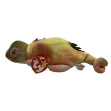 Ty Beanie Babies Iggy The Iguana Plush Collectible Toy 1997 Vintage 9"