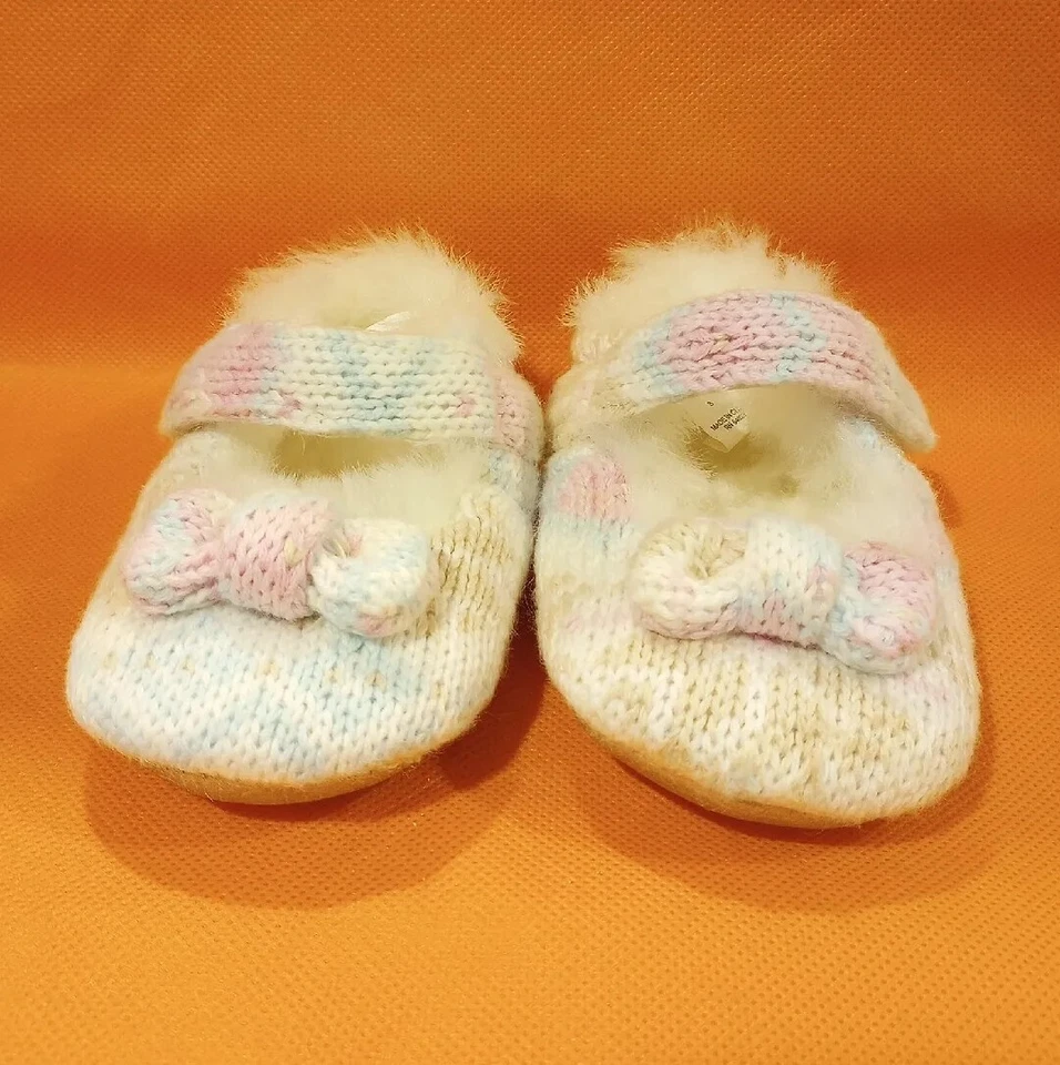 Bebé Gap Niñas 3-6 Meses Principiante Talla 3 Multicolor Imitación Piel Niñas Zapatos de Cuna Foto 4 de 4