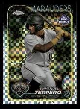 2024 Topps PRO DEBUT ENMANUEL TERRERO CHROME X-FRACTOR #PDC-12