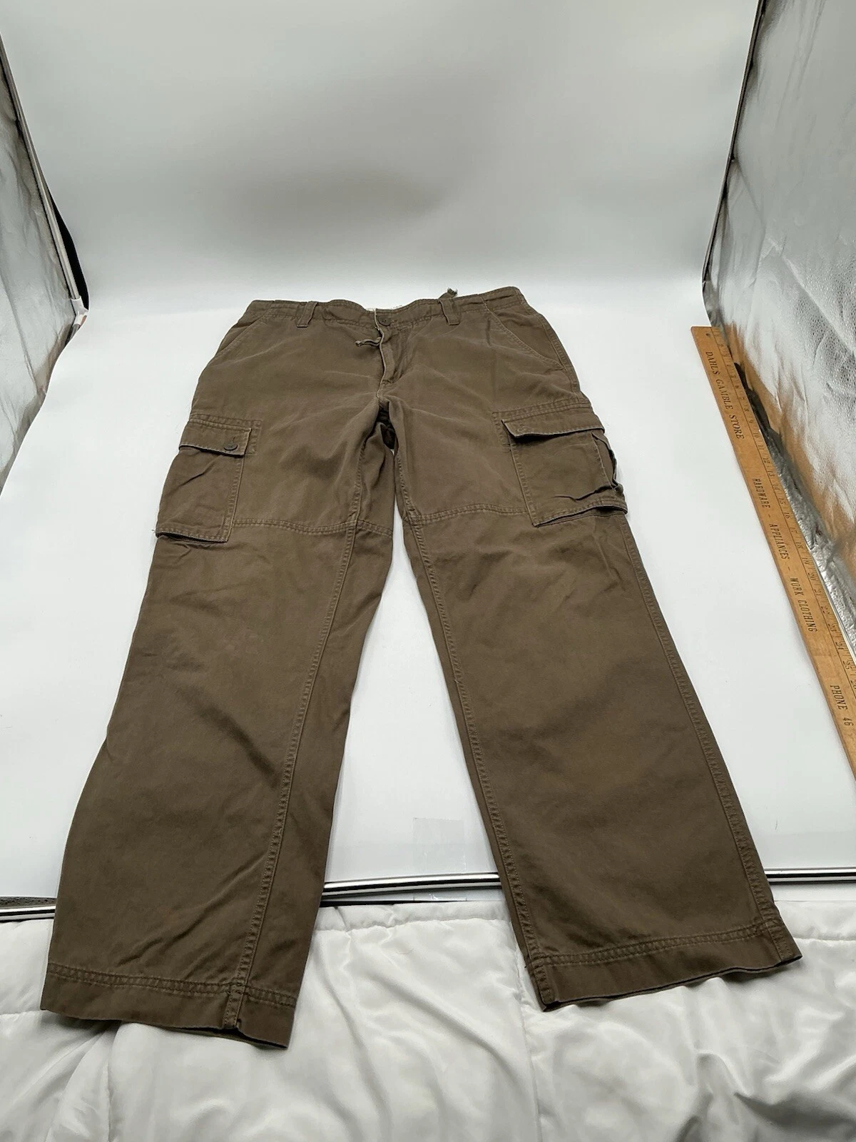 The North Face Cargo Pants Men 34 Relaxed Twill Outdoor Tactical Khaki c