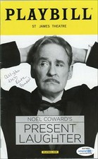 Kate Burton "Present Laughter" AUTOGRAPH Signed Broadway Playbill ACOA