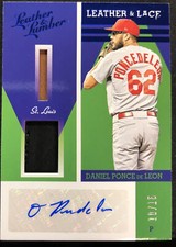 2019 Leather & Lace Signature #LAS-DP Daniel Ponce De Leon 10/15 - ENN Cards