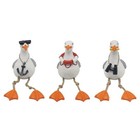 Ceramic Seagull with dangly legs Ornament Bathroom Beach Hut any Shelf